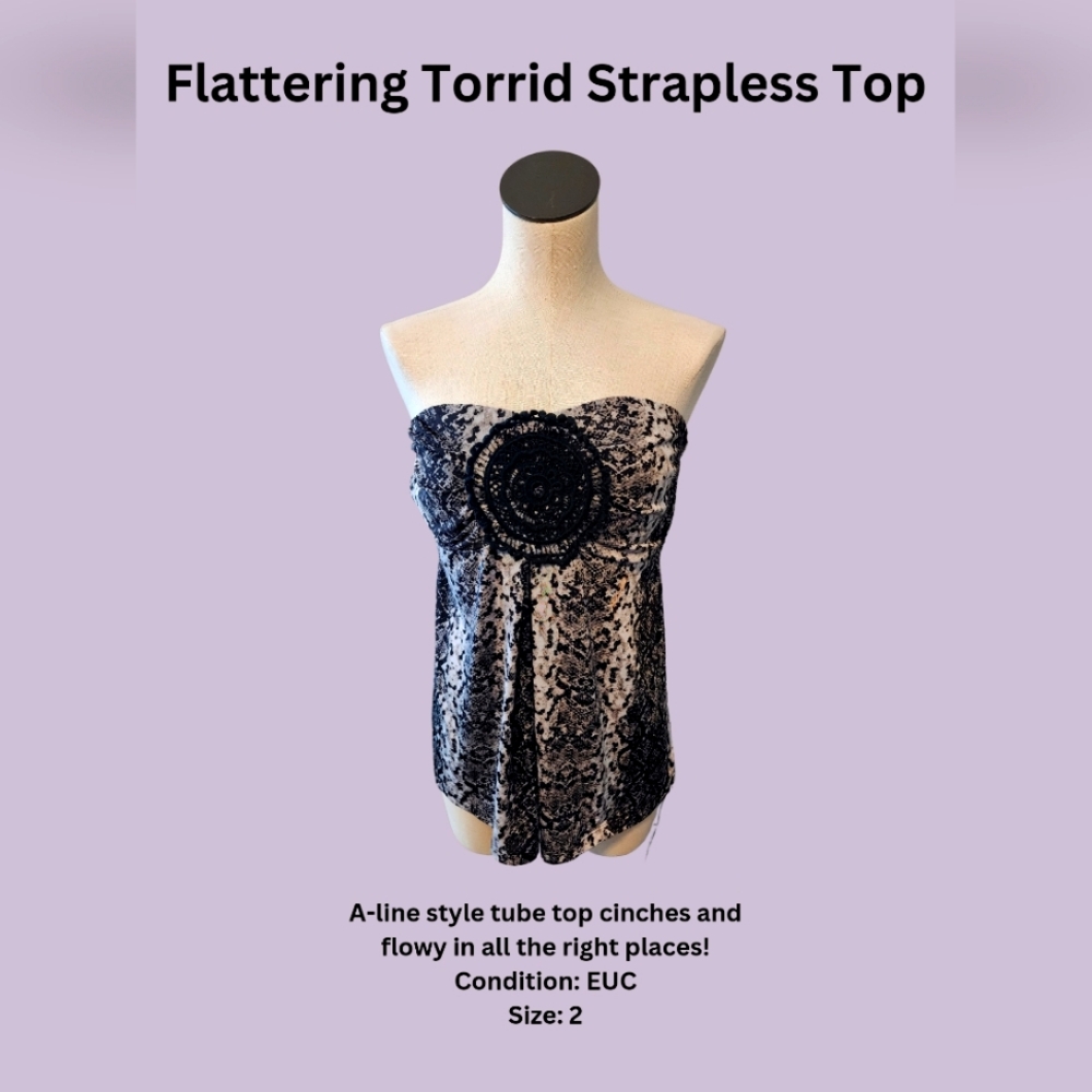 Torrid Strapless Top